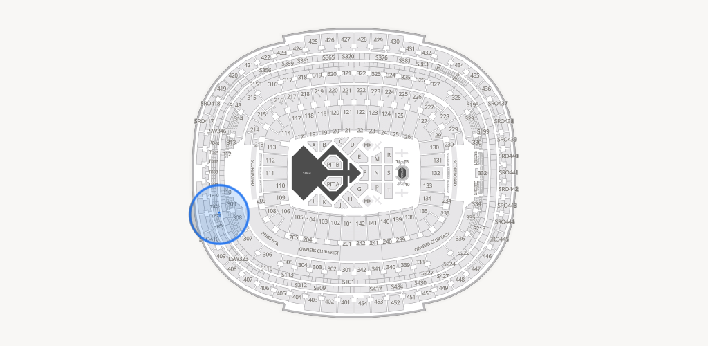 Northwest Stadium Seating Chart