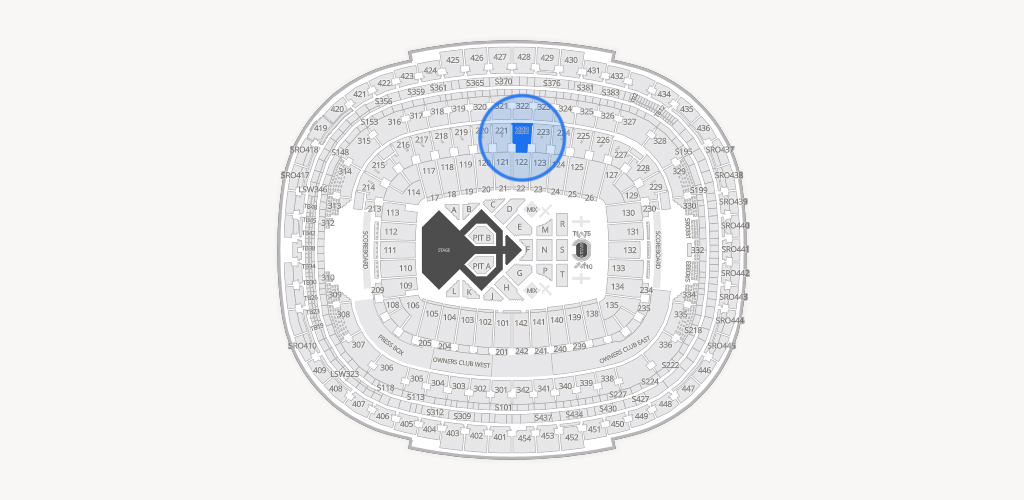 Northwest Stadium Seating Chart