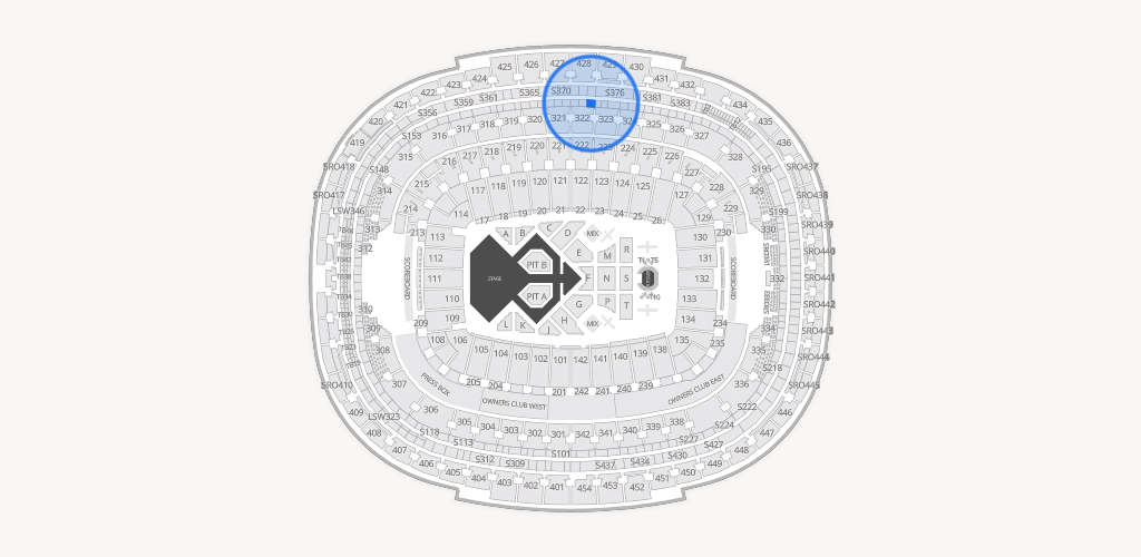 Northwest Stadium Seating Chart