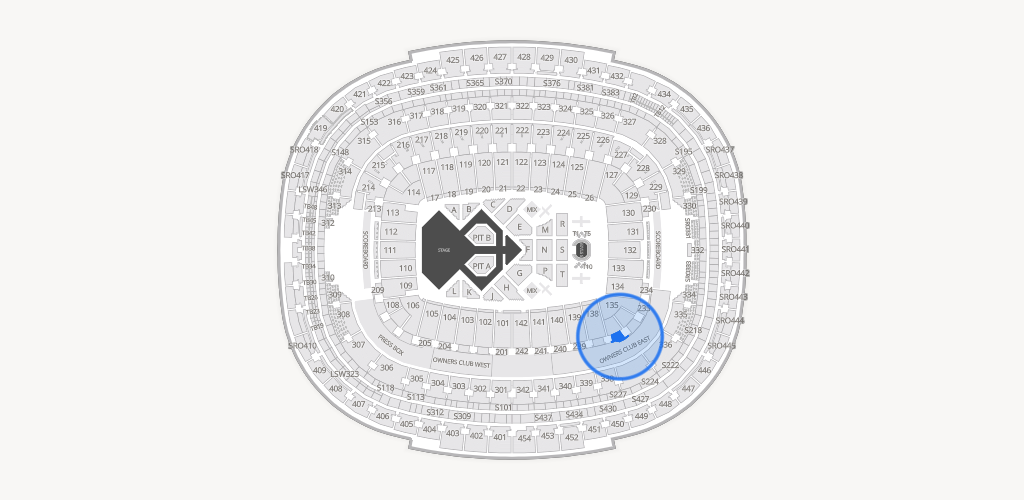 Northwest Stadium Seating Chart