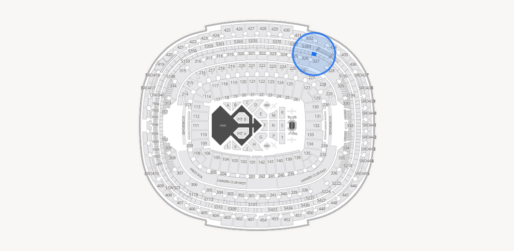 Northwest Stadium Seating Chart