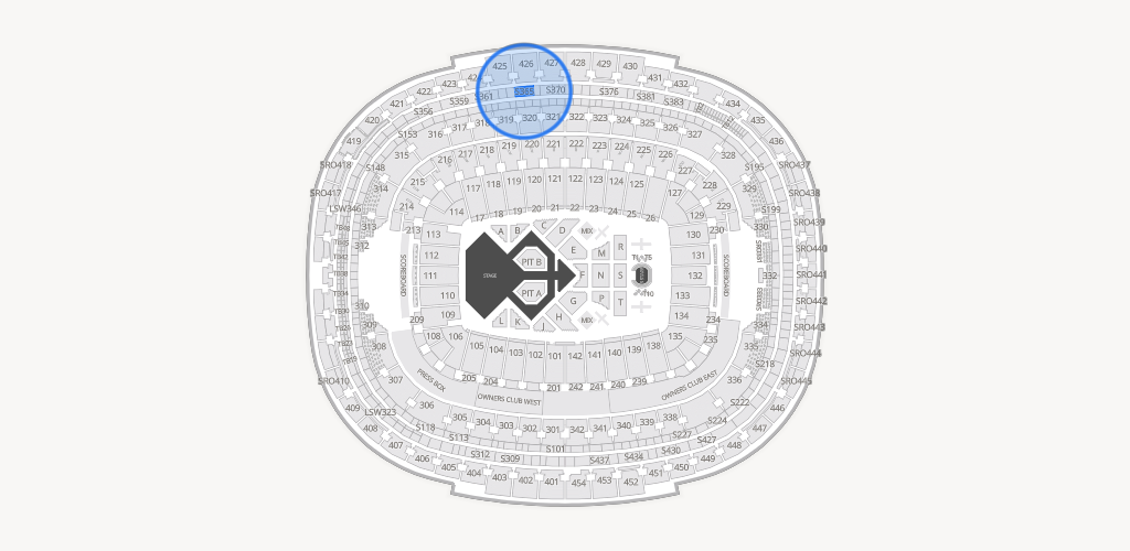 Northwest Stadium Seating Chart