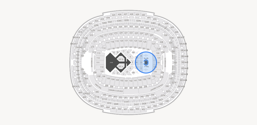 Northwest Stadium Seating Chart
