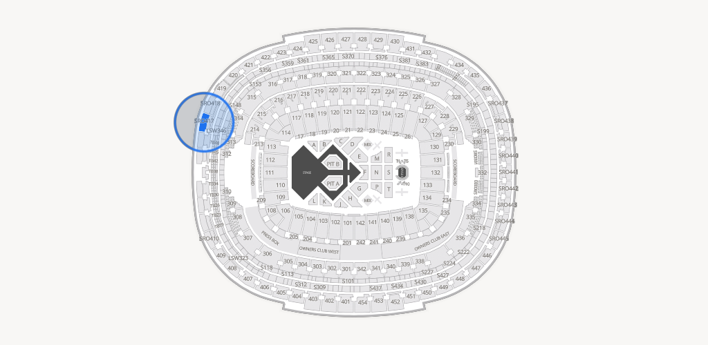 Northwest Stadium Seating Chart