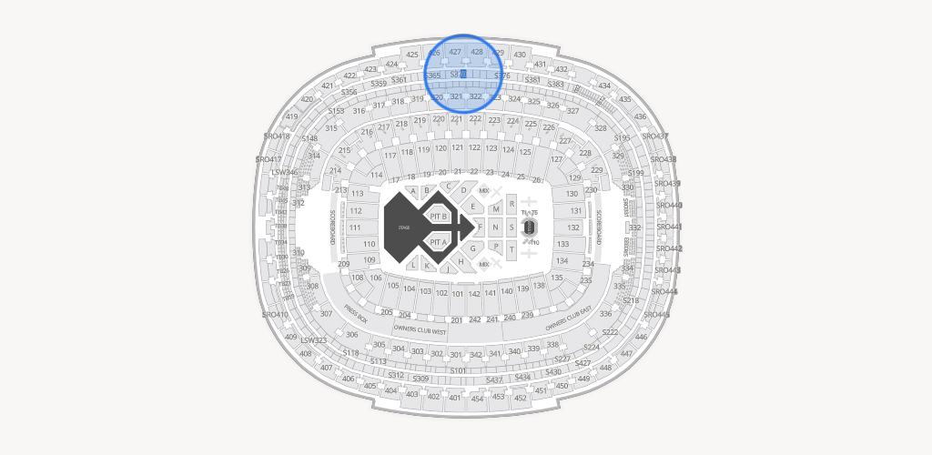 Northwest Stadium Seating Chart