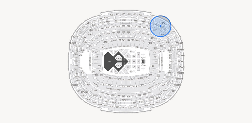 Northwest Stadium Seating Chart