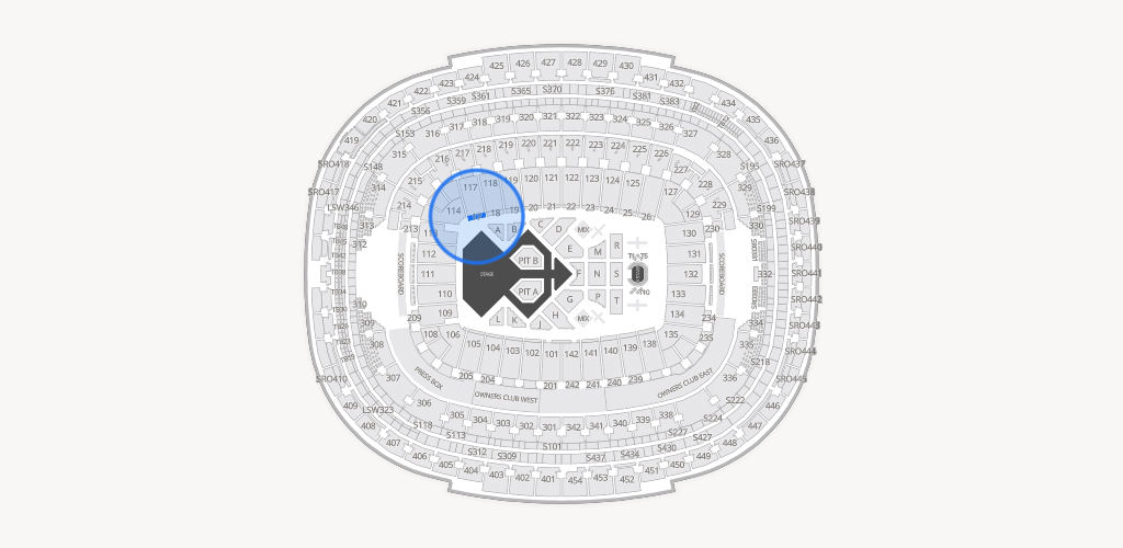 Northwest Stadium Seating Chart