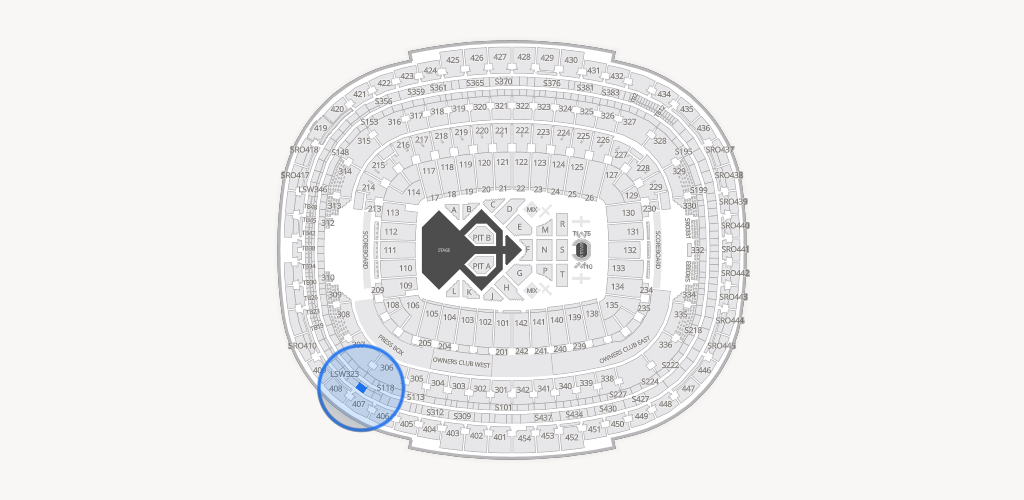 Northwest Stadium Seating Chart