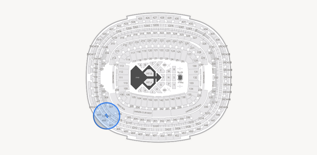 Northwest Stadium Seating Chart