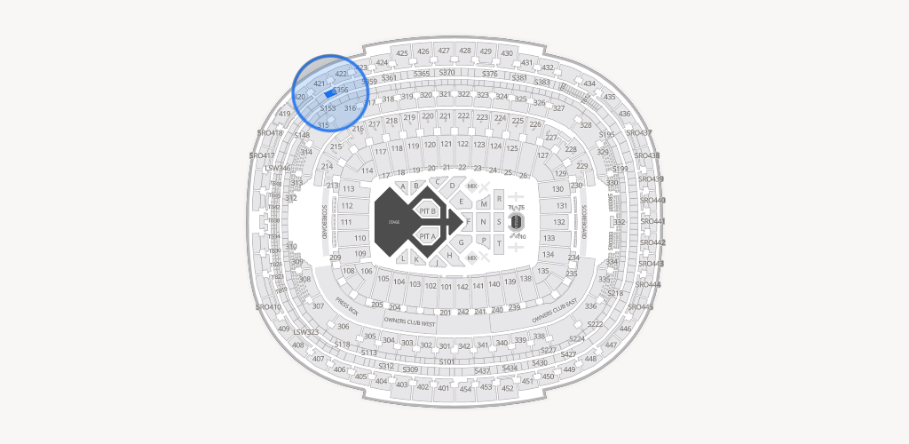 Northwest Stadium Seating Chart
