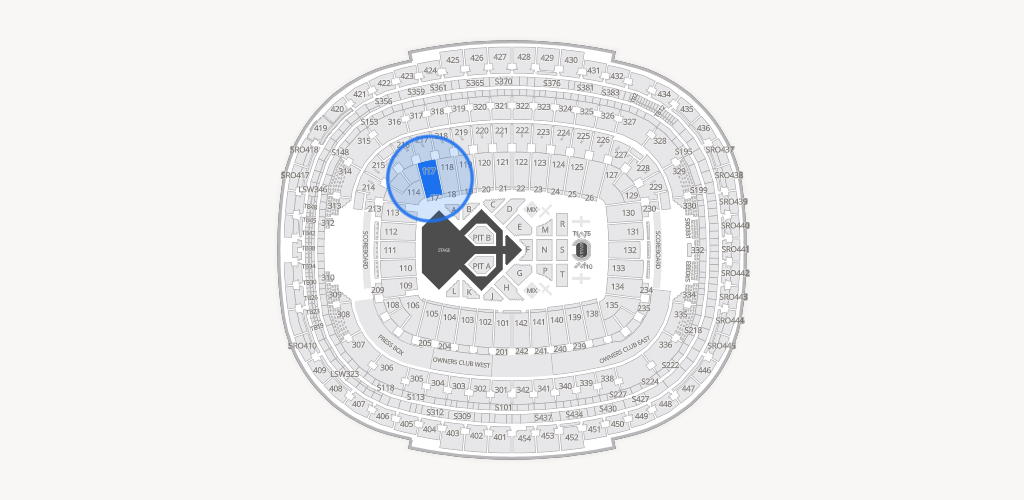 Northwest Stadium Seating Chart