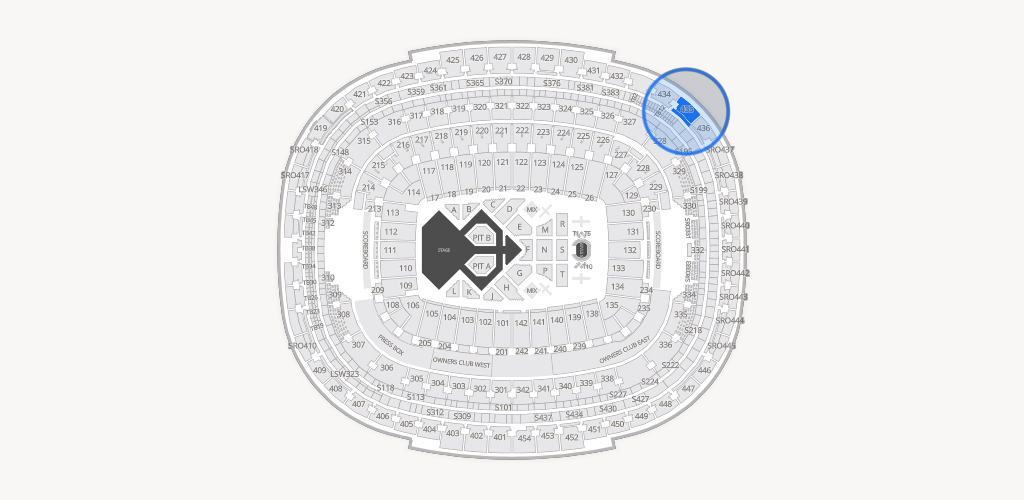 Northwest Stadium Seating Chart