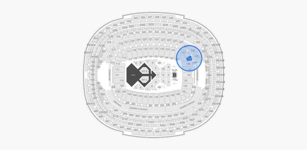 Northwest Stadium Seating Chart