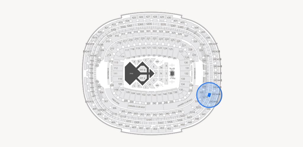 Northwest Stadium Seating Chart