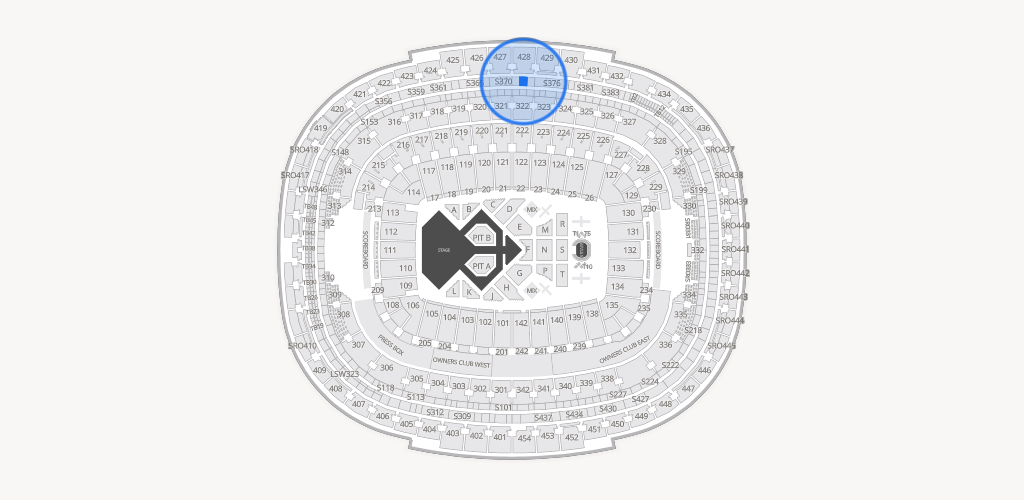 Northwest Stadium Seating Chart
