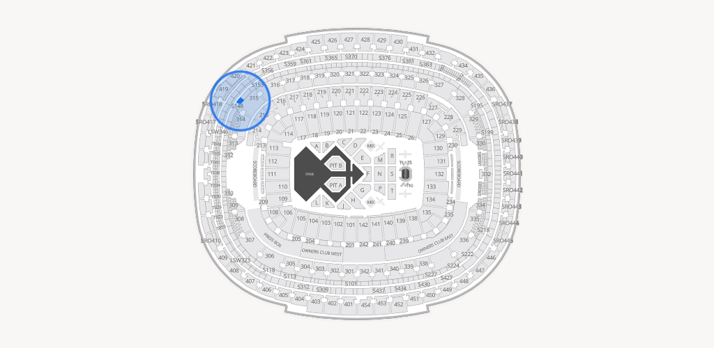 Northwest Stadium Seating Chart