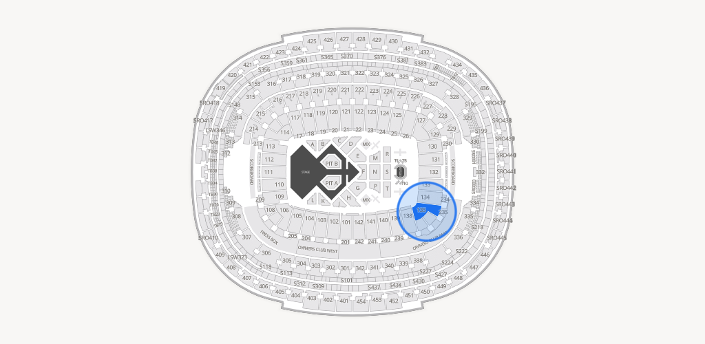 Northwest Stadium Seating Chart