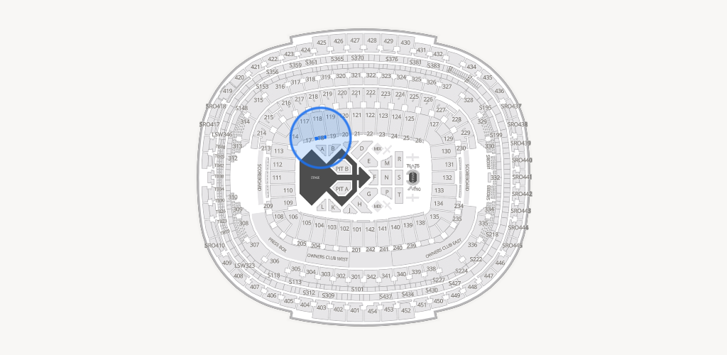 Northwest Stadium Seating Chart