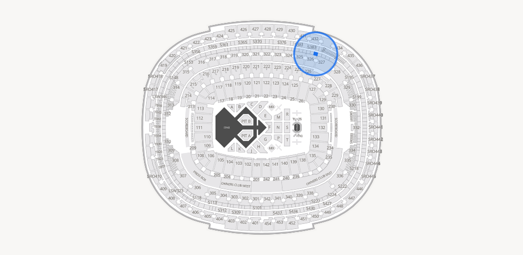 Northwest Stadium Seating Chart