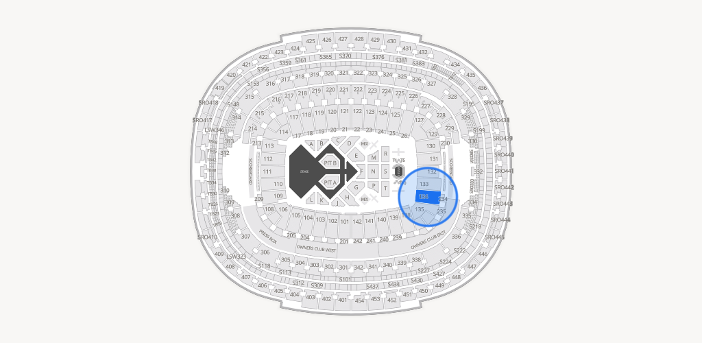 Northwest Stadium Seating Chart