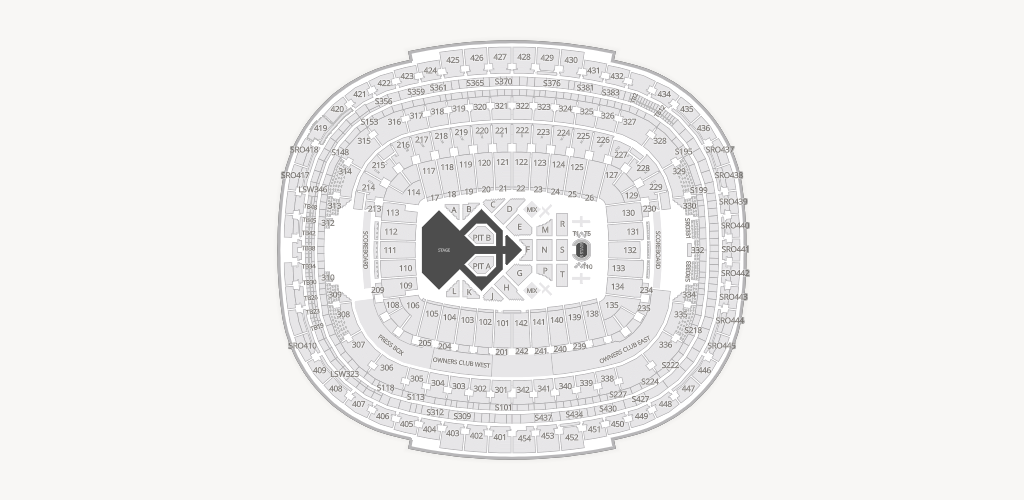 Northwest Stadium Seating Chart