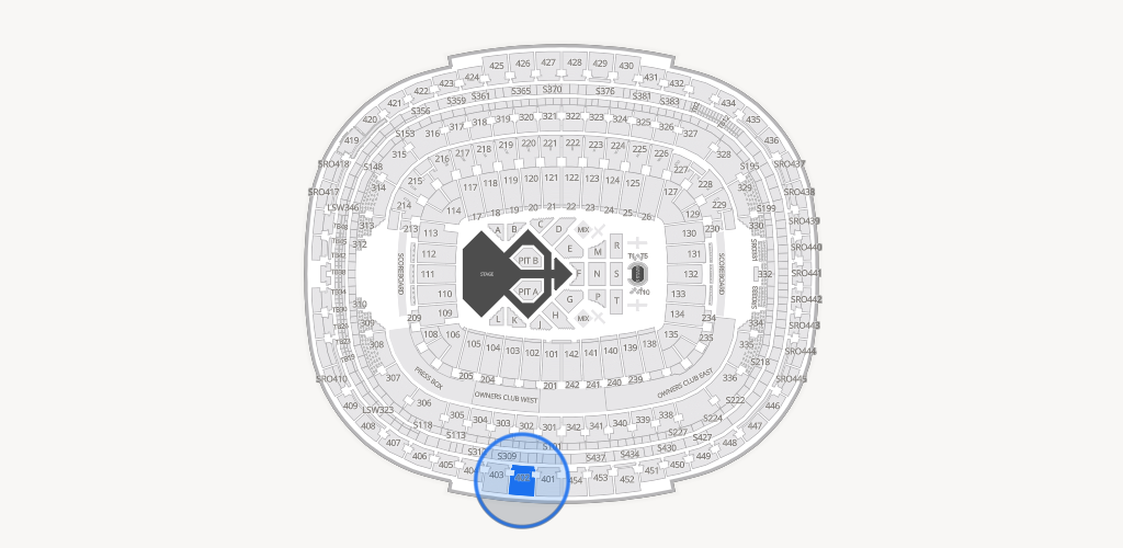 Northwest Stadium Seating Chart