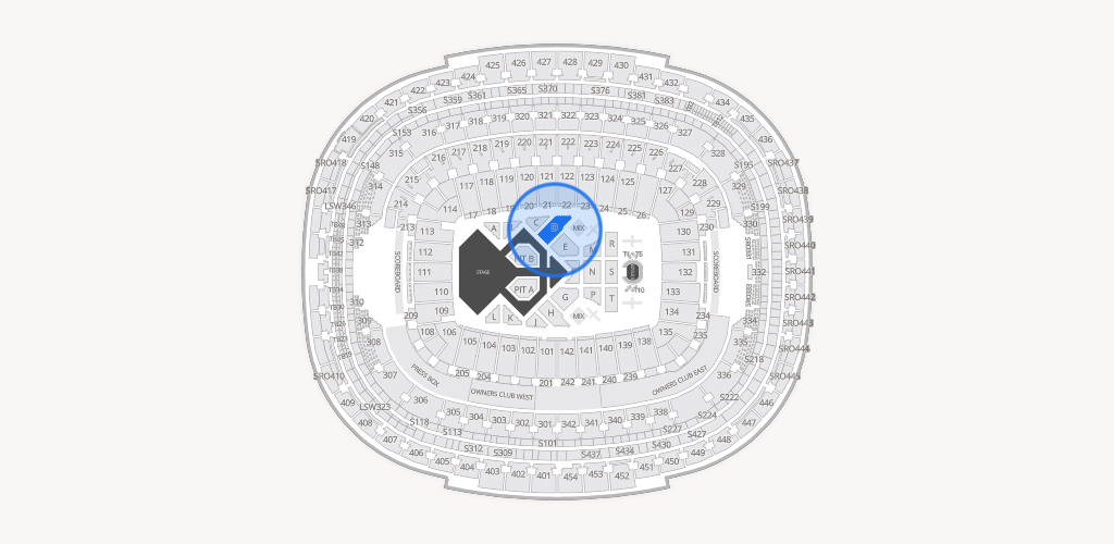 Northwest Stadium Seating Chart