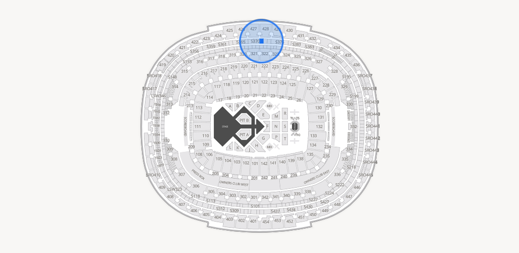 Northwest Stadium Seating Chart