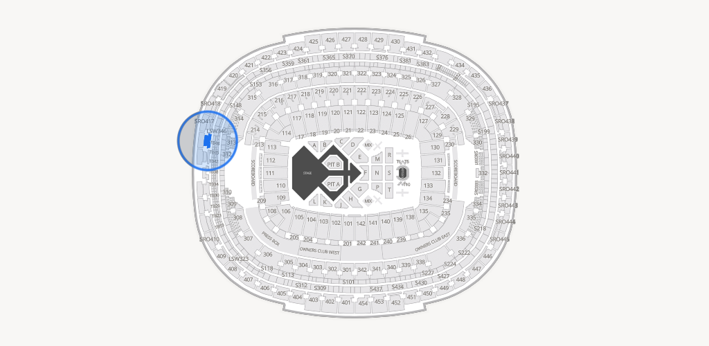 Northwest Stadium Seating Chart
