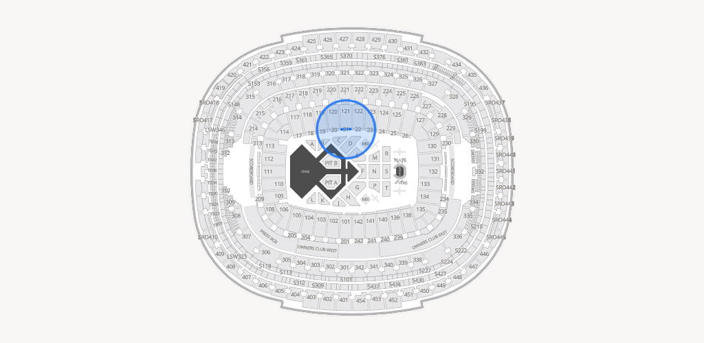 Northwest Stadium Seating Chart
