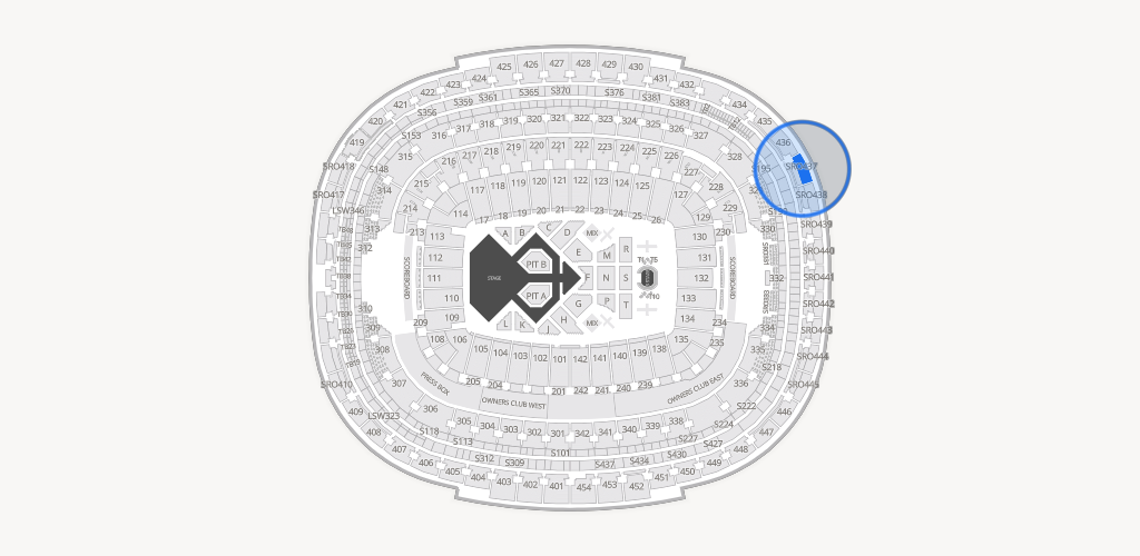 Northwest Stadium Seating Chart