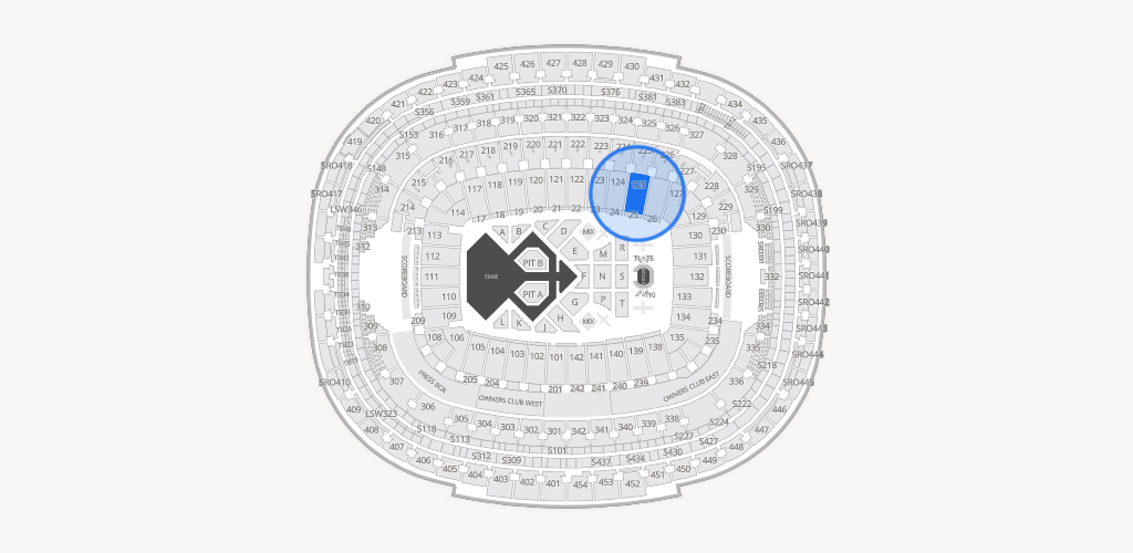 Northwest Stadium Seating Chart