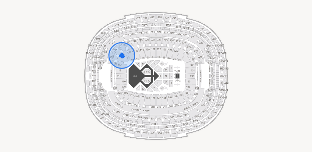 Northwest Stadium Seating Chart