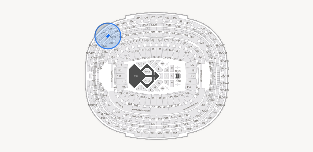 Northwest Stadium Seating Chart