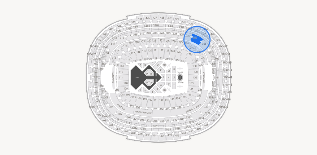 Northwest Stadium Seating Chart