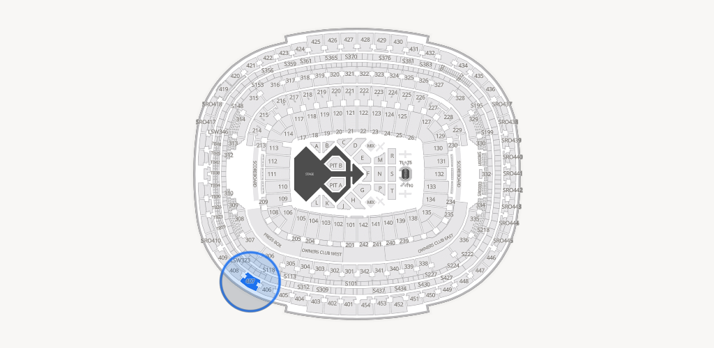 Northwest Stadium Seating Chart