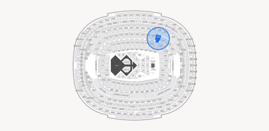 Northwest Stadium Seating Chart