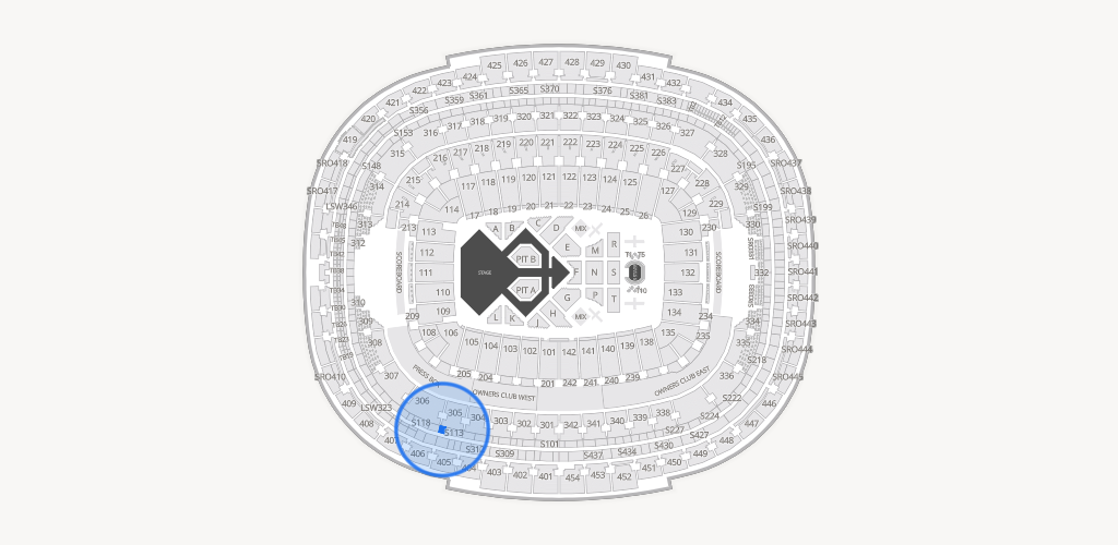 Northwest Stadium Seating Chart