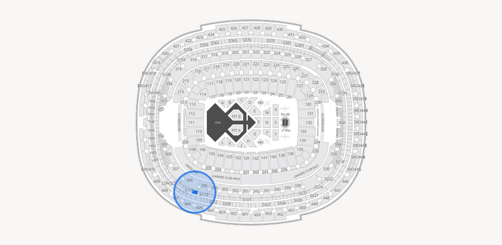 Northwest Stadium Seating Chart
