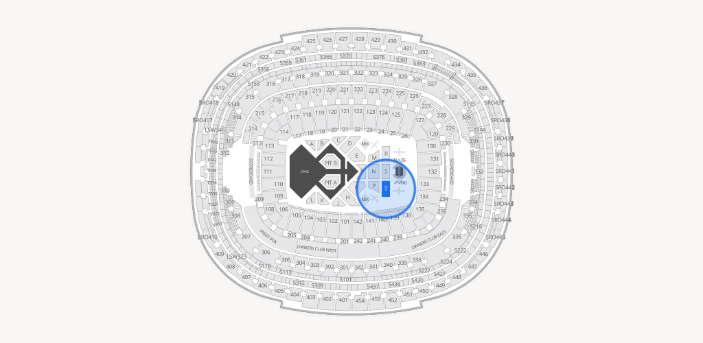 Northwest Stadium Seating Chart