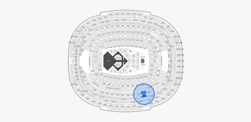Northwest Stadium Seating Chart