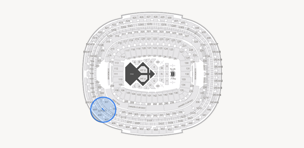 Northwest Stadium Seating Chart