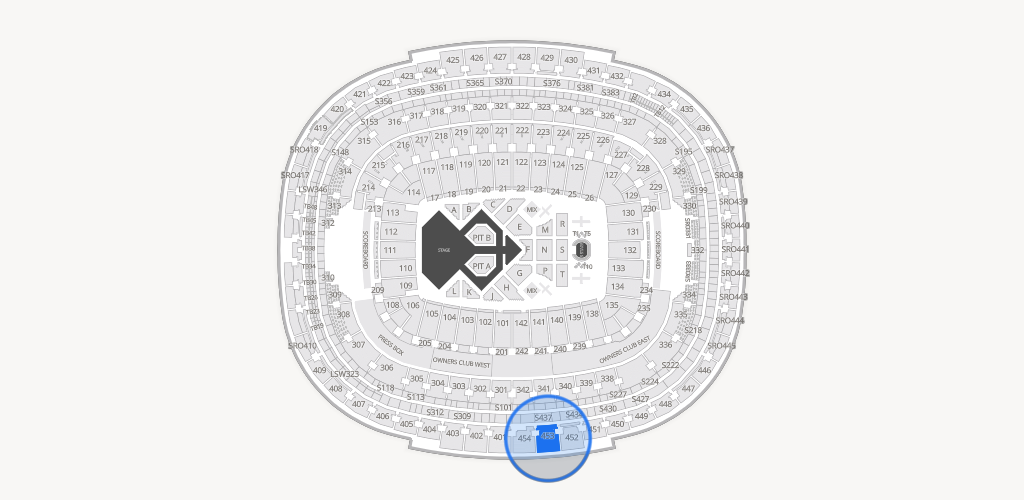 Northwest Stadium Seating Chart