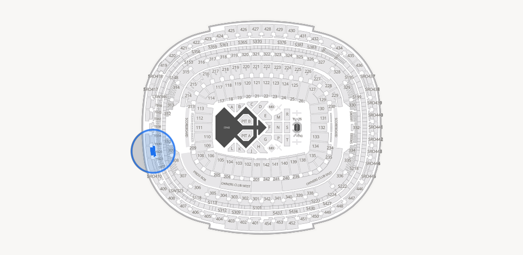 Northwest Stadium Seating Chart