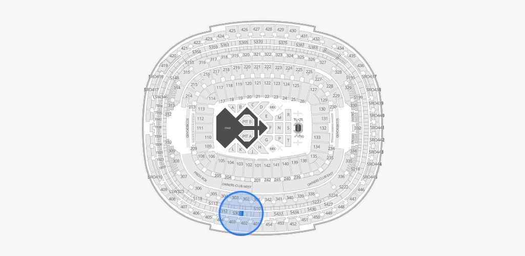 Northwest Stadium Seating Chart