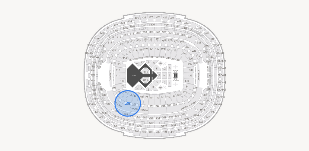 Northwest Stadium Seating Chart