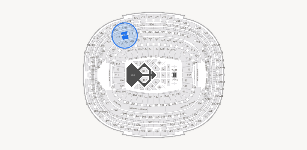 Northwest Stadium Seating Chart