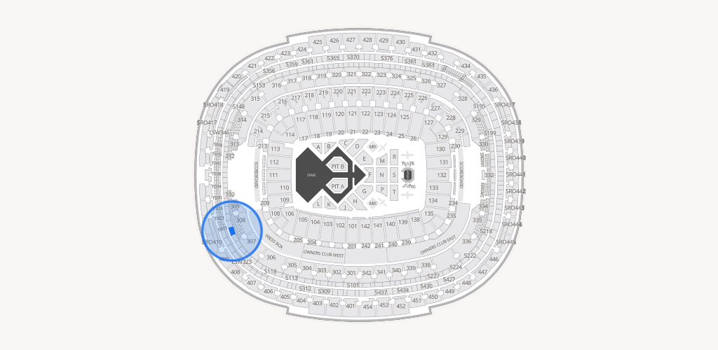Northwest Stadium Seating Chart