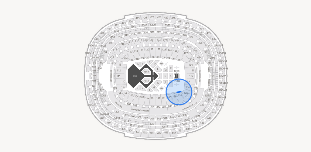Northwest Stadium Seating Chart