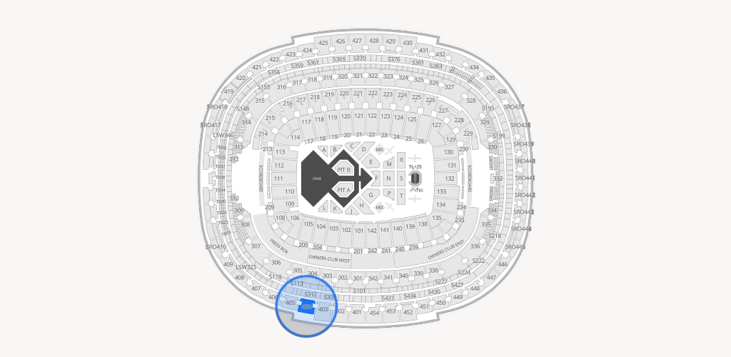 Northwest Stadium Seating Chart